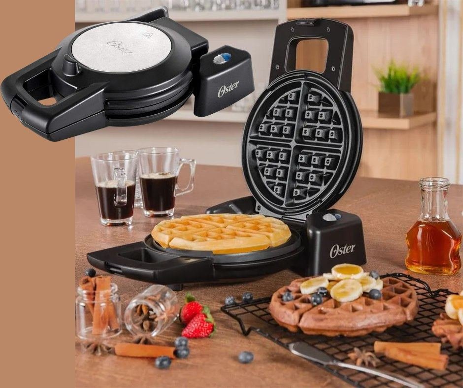 Máquina de Waffle Perform 180, Preto, 110v, Oster!!!!