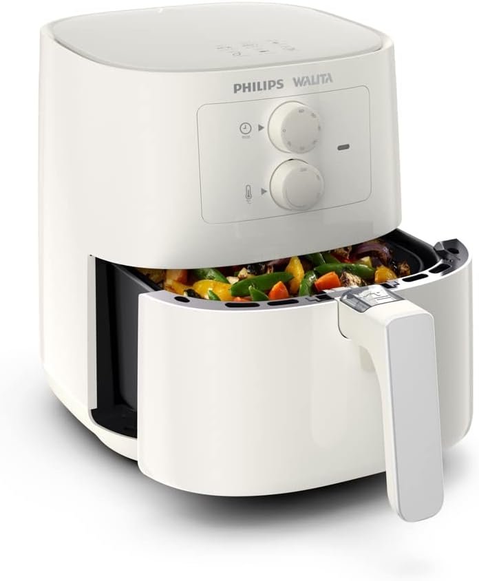 Fritadeira Airfryer Série 3000, Philips Walita, com 4.1L de capacidade, Branca, 1400W, 220v, RI9201/00