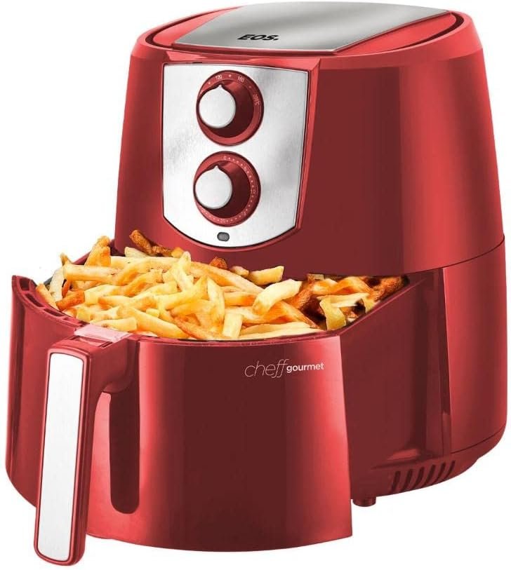 Fritadeira Elétrica Sem Óleo EOS Chef Gourmet 4,2L Preta – EAF42 110V!!