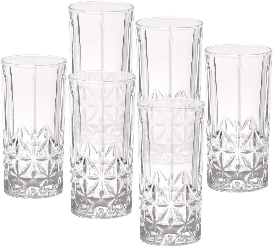 CJ 6 COPOS ALTOS VIDRO P/DRINK STELLA 360ml