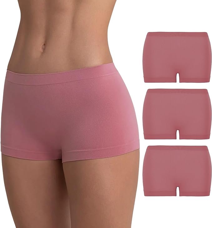Kit 03 Calcinha Boxer Loba Sem Costura Forro de Algodão Lupo Feminino Adulto