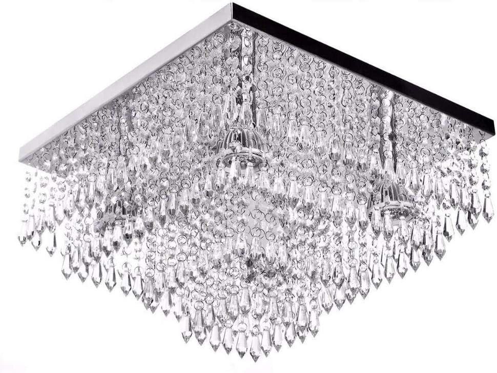 Lustre De Cristal Acrilico Dreamcrillic 40×40 Magnifico!!
