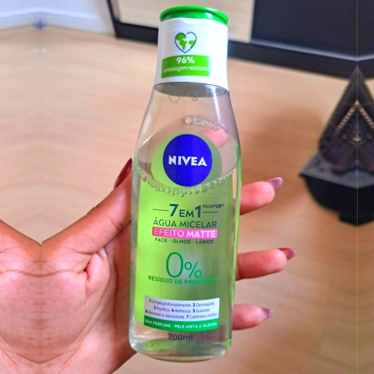 NIVEA Água Micelar Solução de Limpeza Facial 7 em 1 Efeito Matte 200ml