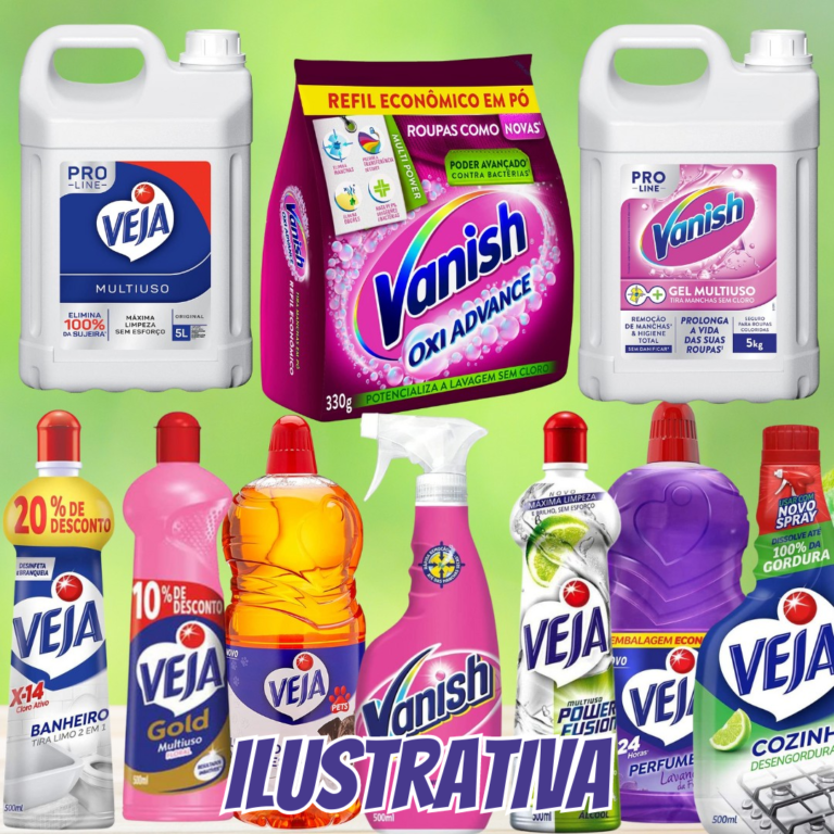 Seleção de Produtos de Limpeza Compre 3 e Leve 4