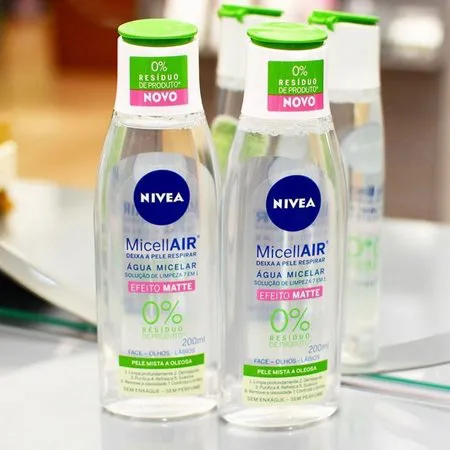 NIVEA Água Micelar Solução de Limpeza Facial 7 em 1 Efeito Matte 200ml