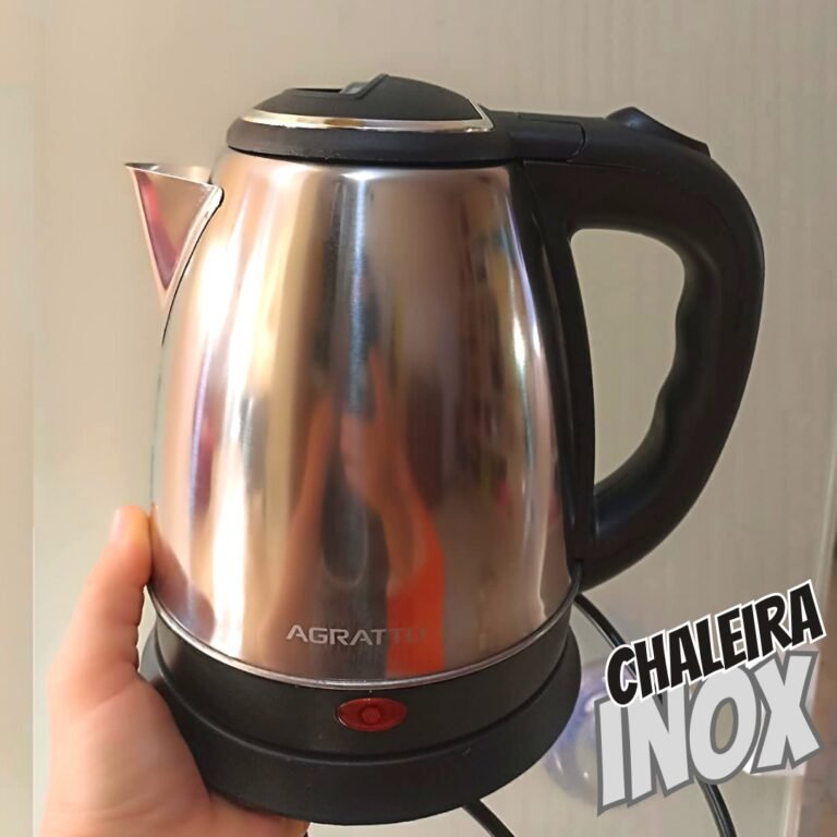 Agratto – Chaleira Elétrica, 127v, Preto/Inox