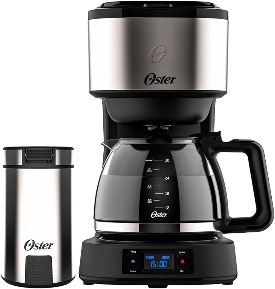 Kit Cafeteira Programável Day Light e Moedor de Café Oster – 127V