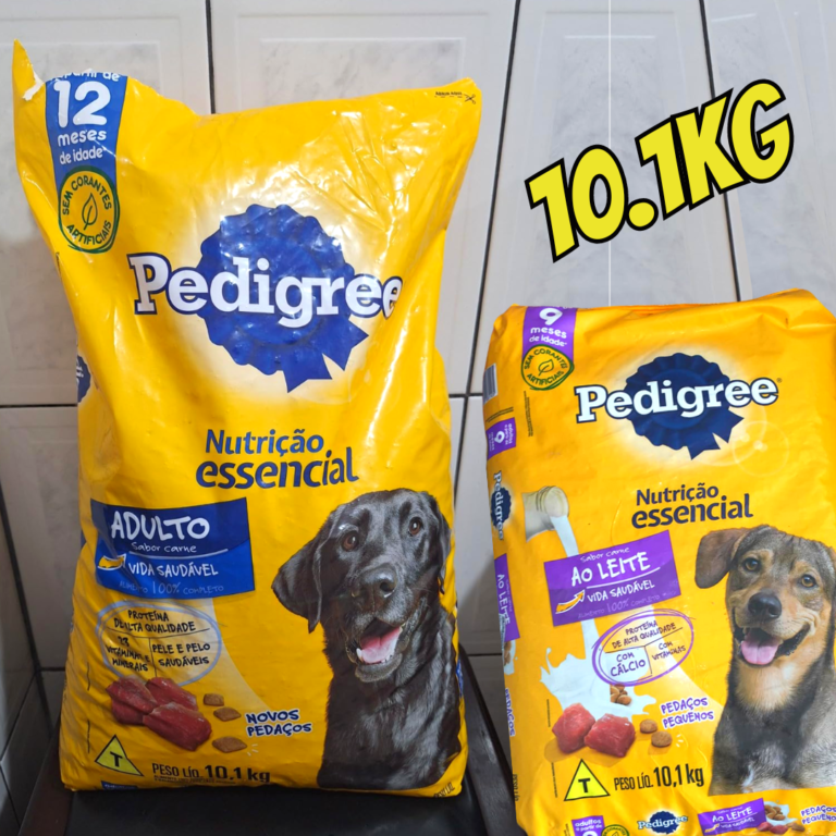 PEDIGREE Ração Pedigree Nutrição Essencial Carne ou Carne Ao Leite Para Cães Adultos 10 1 Kg