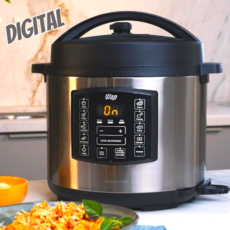 WAP Panela de Pressão Elétrica Inox 1000W
