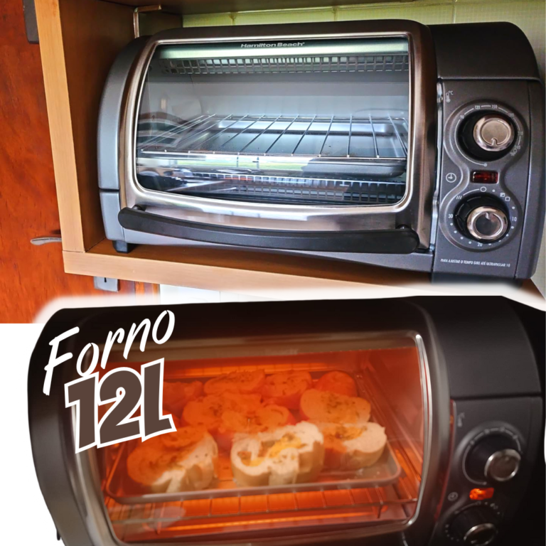 Forno Elétrico, Easy Reach, 12L, Prata, 110v, Hamilton Beach
