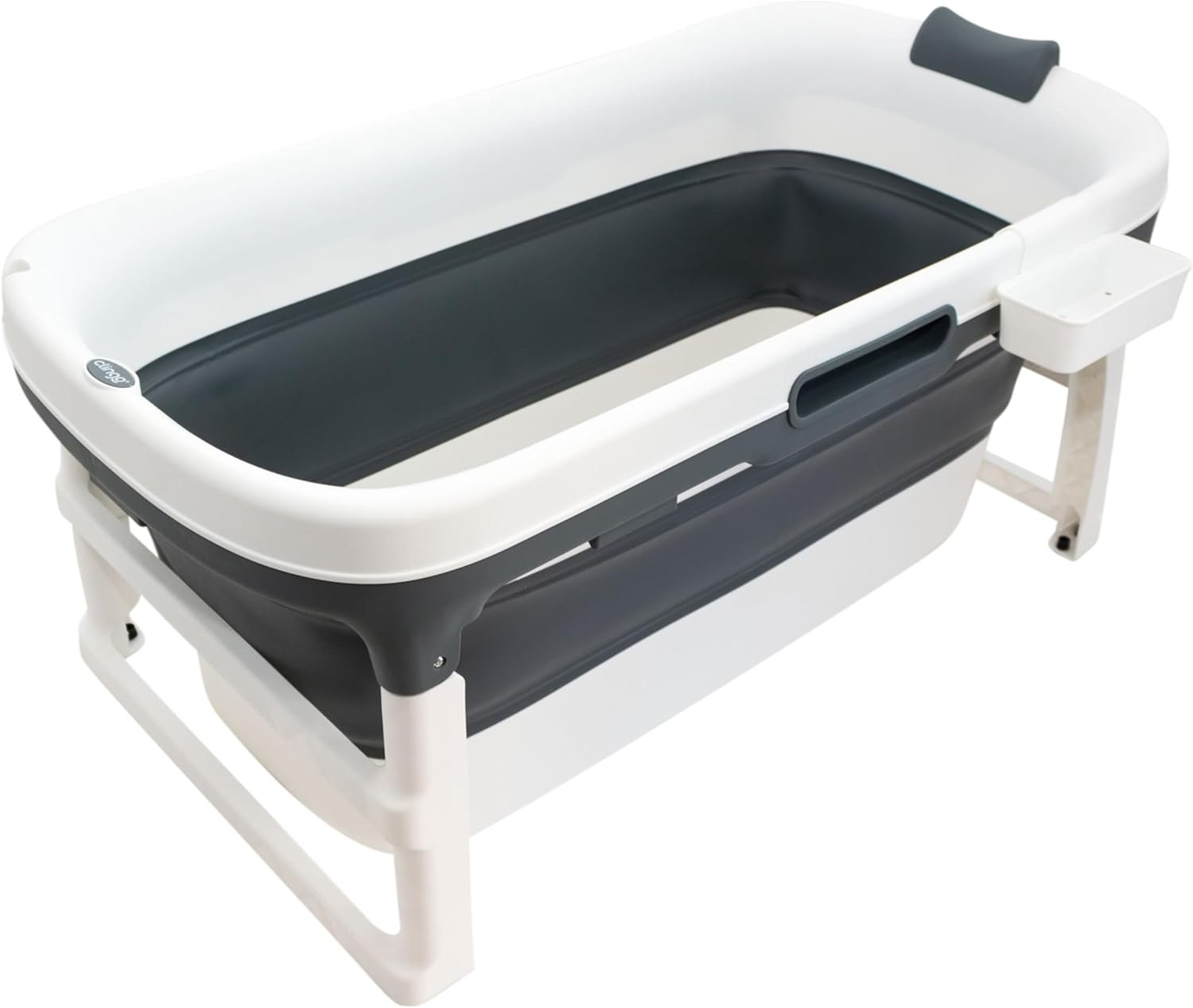 Clingo Banheira Portátil Extra Grande – Cinza/Branco Cinza/Branco