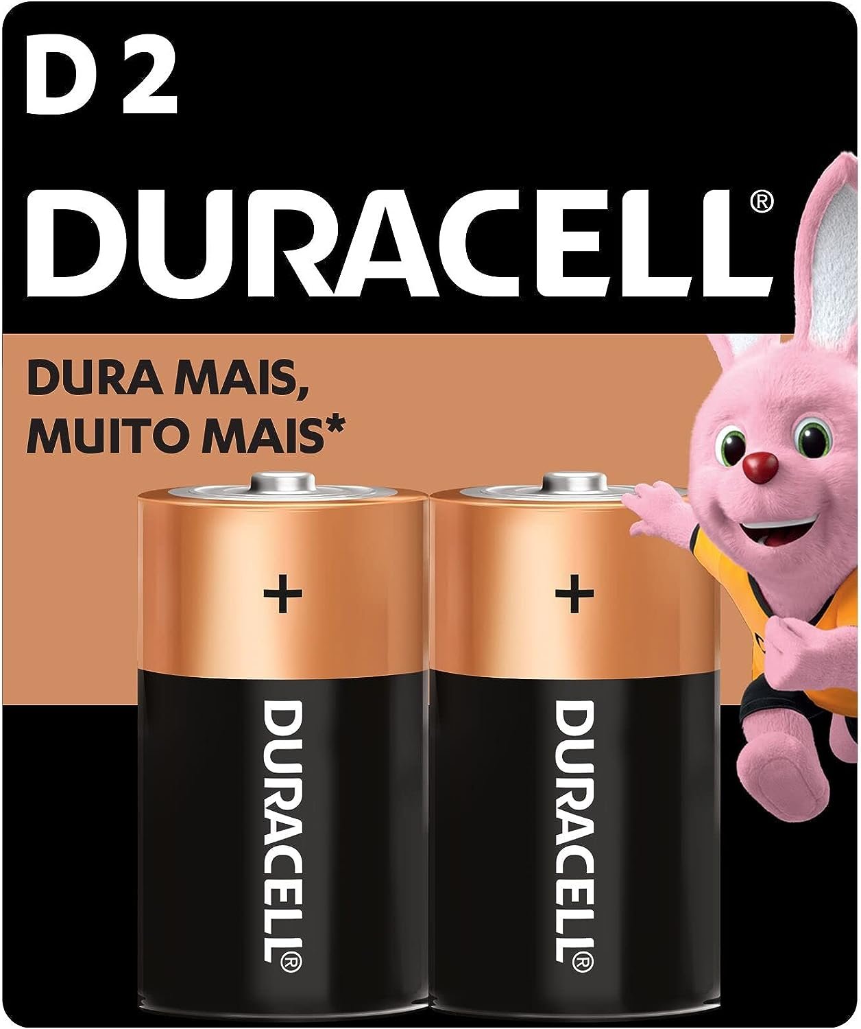 Duracell Pilha Alcalina D Grande Duracell Com 2 Unidades