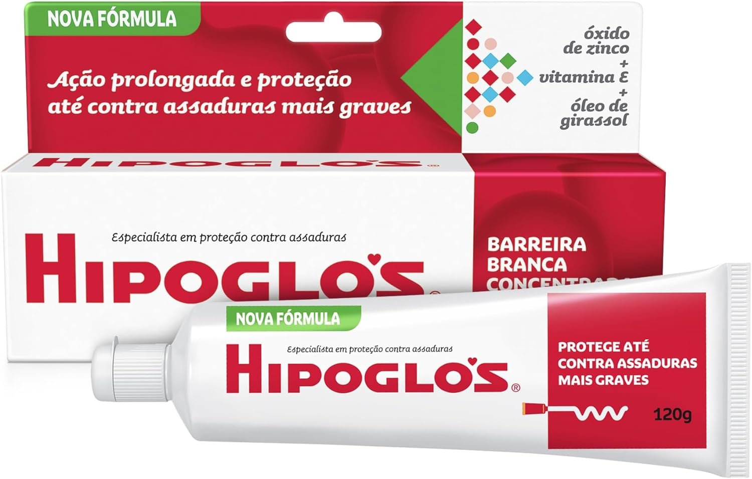 HIPOGLÓS® Creme Preventivo De Assaduras, 120g