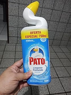 Pato Limpador Sanitário, Marine, Limpeza Pesada, Banheiro e Vaso Sanitário, Pacote Promocional, 750ml