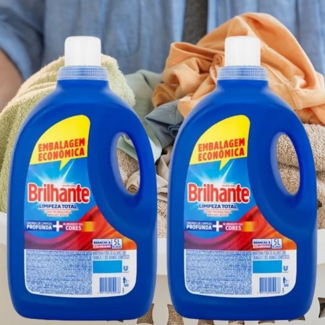 Brilhante Limpeza Total – Sabão Liquido, 5L