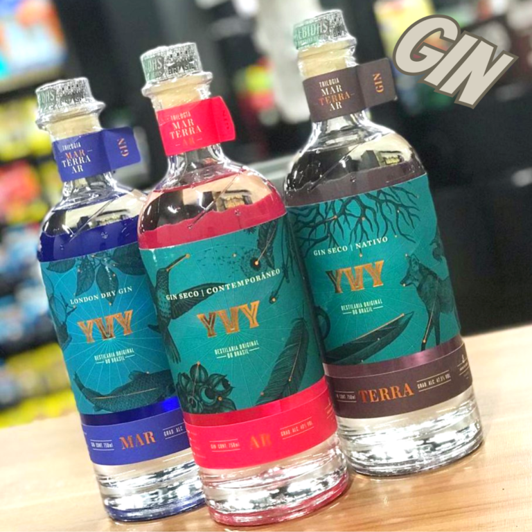 Gin YVY , 750ml ( 4 opções )