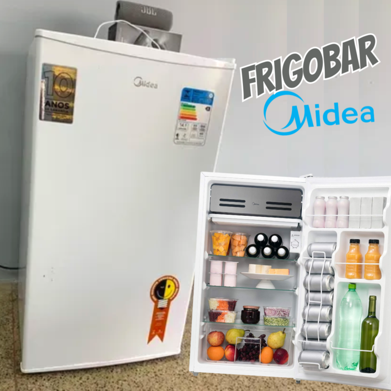 Midea – Frigobar, 93L, 110v, Branco