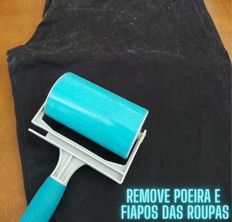 Flash Limp Rolo Adesivo Lavável Para Remover Pelos Fiapos E Poeira Flp6497