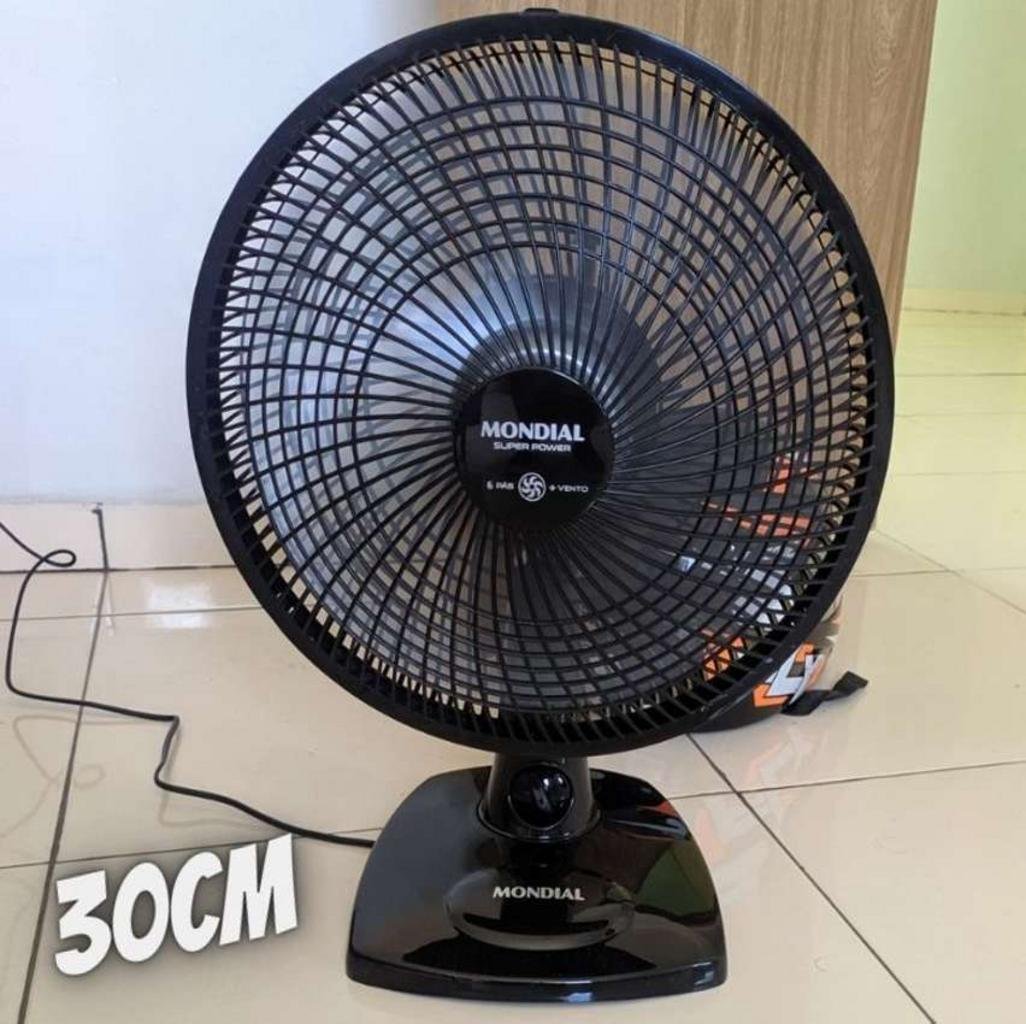 Ventilador de Mesa 30cm Super Power, Mondial, Preto, 60W, 220V – VSP-30-B