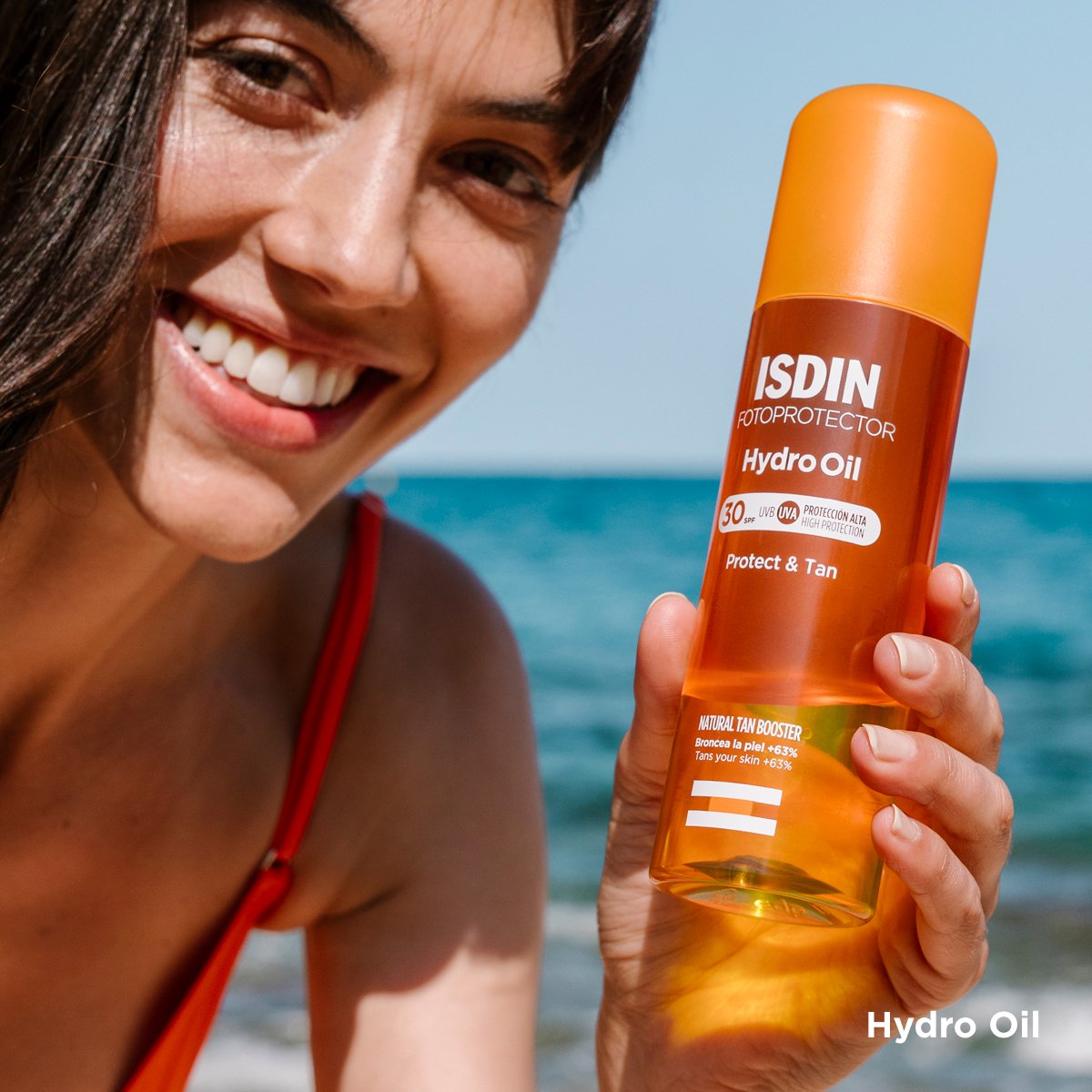 ISDIN HydroOil FPS 30 – Protetor Solar e Bronzeador Corporal Bifásico, 200ml