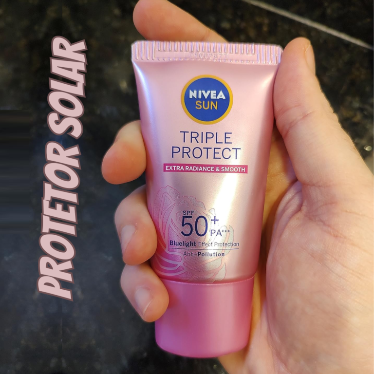 NIVEA SUN Protetor Solar Facial Tripla Proteção Loção Pele Radiante FPS50 40ml