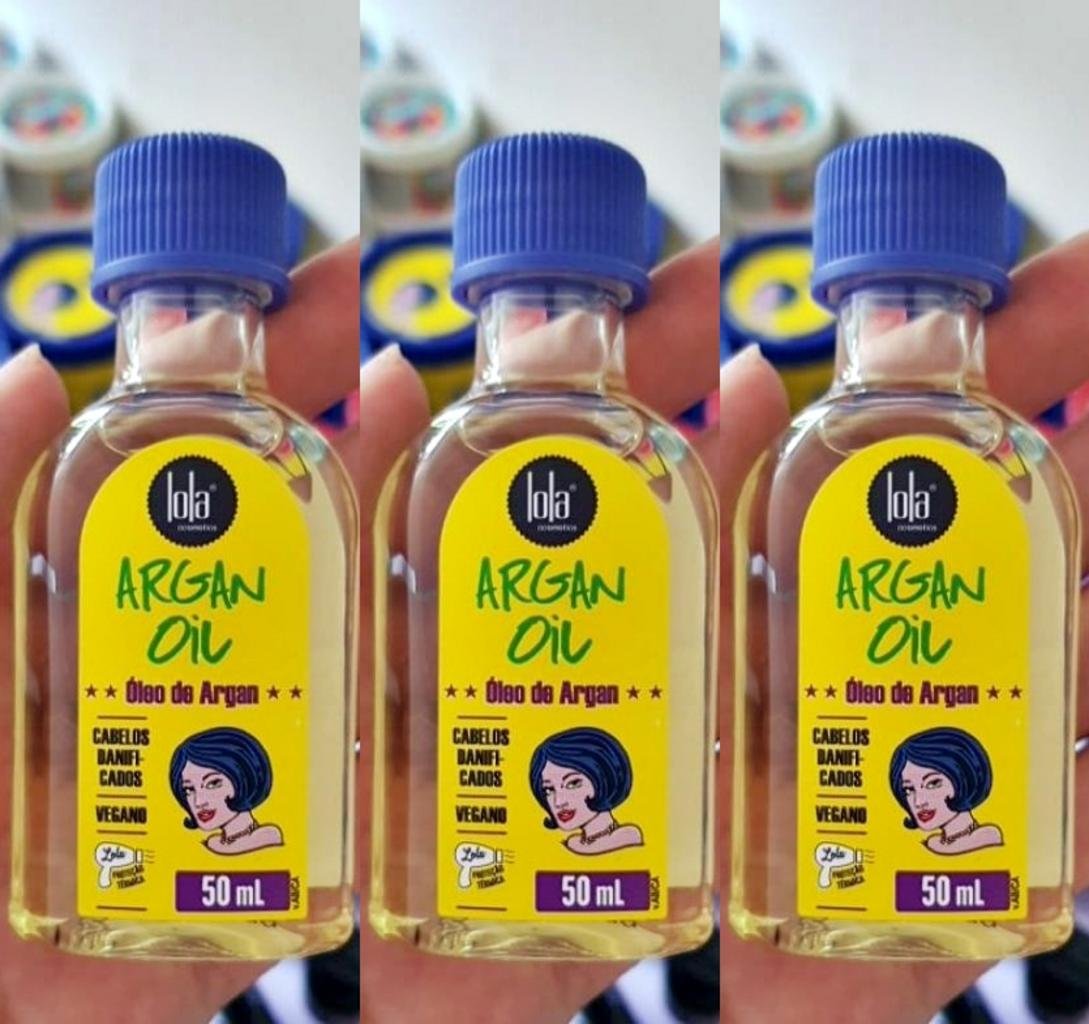 2 Unidades Óleo de Argan Lola Cosmetics – 50ml