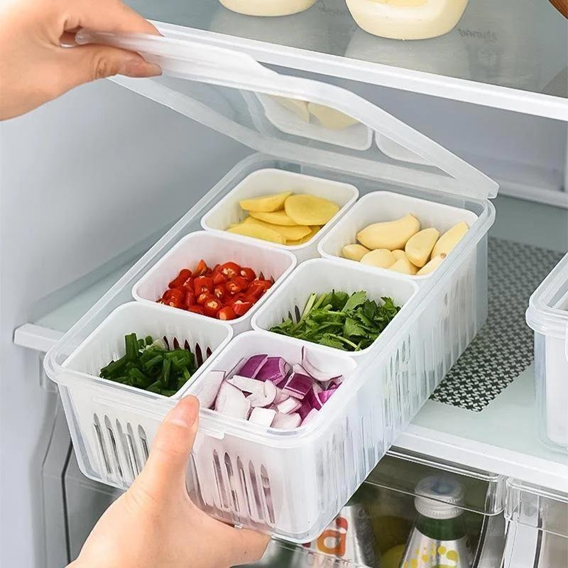 Caixa de Armazenamento para Geladeira
