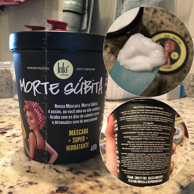 Lola Cosmetics, 25834, Morte Súbita – Máscara Super Hidratante, 450g