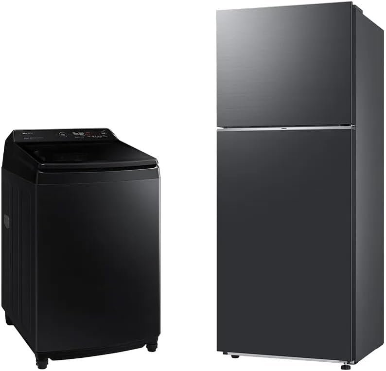 ✅Samsung Combo Lavadora Smart Digital Inverter WA17CG Black 17kg 127V + Geladeira Samsung!!a