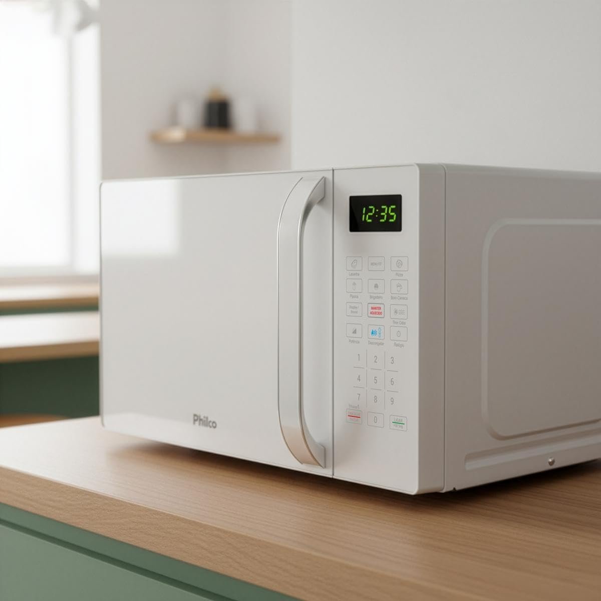 😱CORRE🏃🏃‍♂️‼️Preço muito bom 😍‼️ ✅Micro-ondas Philco 20l Branco Pmo23bb 220v 220v!!