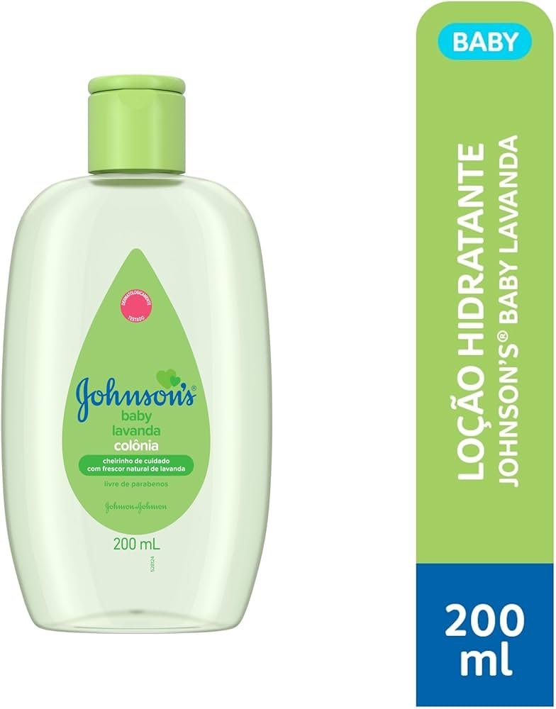 🛒Johnson’s Baby Colônia Refrescante Lavanda Para Bebês,200ml