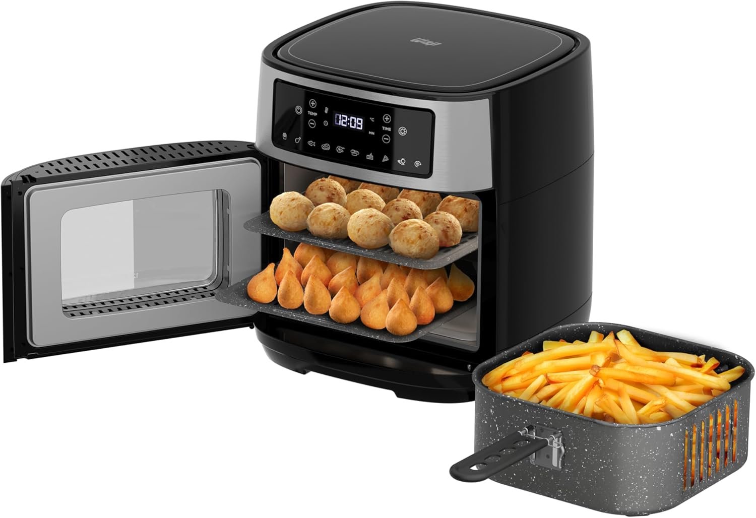 ✅Fritadeira Elétrica Air Fryer OVEN DIGITAL 12 Litros, Revestimento Antiaderente, 10 Funções, 1800W 127V!!