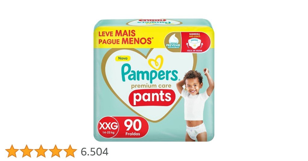 Fralda Pampers Pants