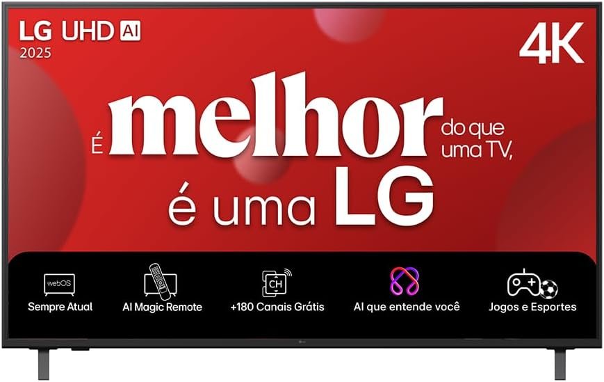 ✅Smart TV 4K 65″ LG UHD 65UA85 Processador 7 AI Ger8 4K Super Upscaling Google Cast Alexa Integrado Controle AI Smart M😎💕!!