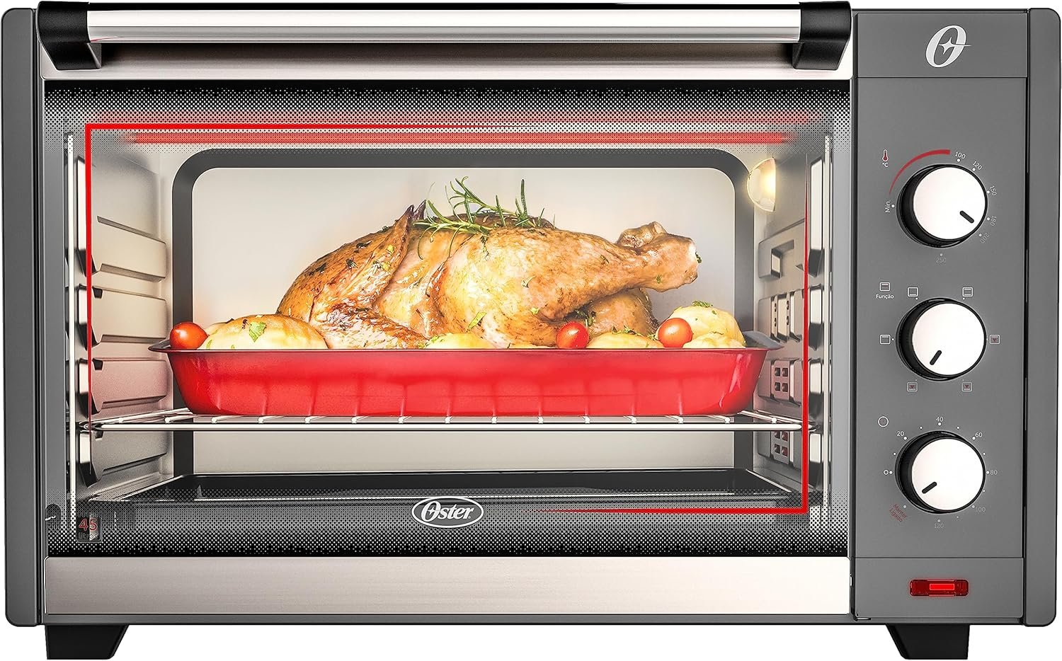 ✅Forno Elétrico Oster 45L 110V Grafite 1600W OFOR454😎💕!!