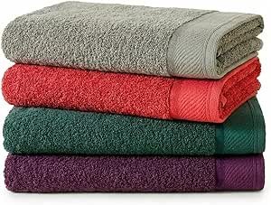 ✅4 Toalhas De Banho Gigante Gramatura 500 Gm² Grossa Felpuda Eleganz (Multicolorido) !!😎💕