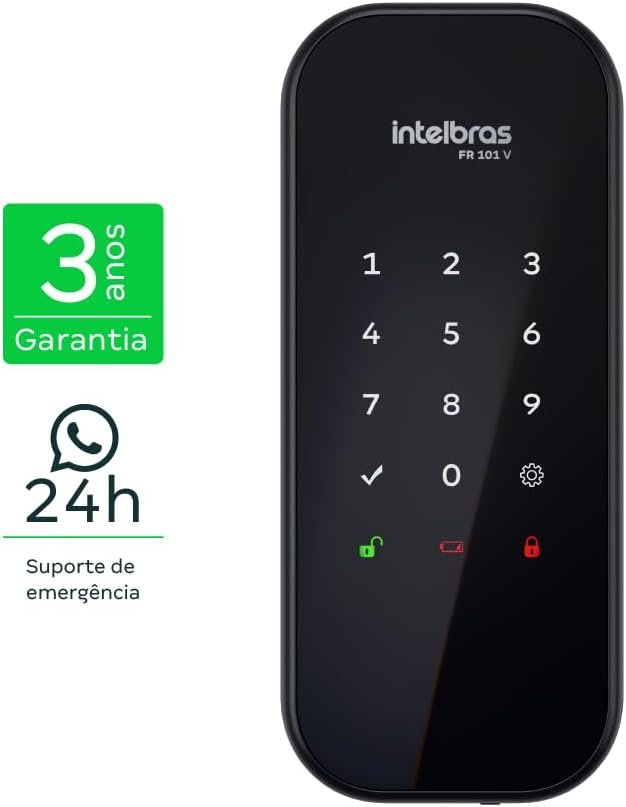 ✅Fechadura Digital de Sobrepor FR 101V Intelbras!!😎💕