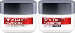 ✅Kit Hidratante Facial L’Oréal Paris Revitalift Hialurônico Diurno FPS 20 + Noturno!!😎💕