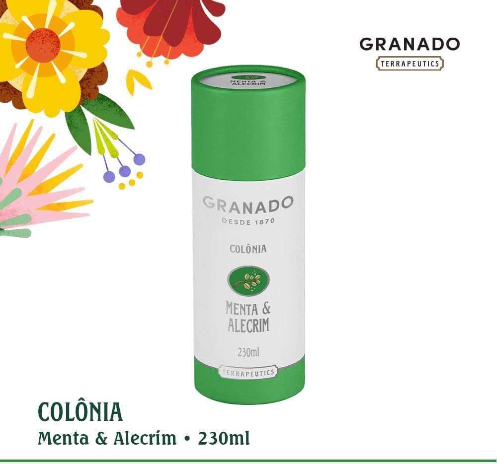 ✅Granado Colônia Terrapeutics, Menta E Alecrim, 230ml!!😎💕