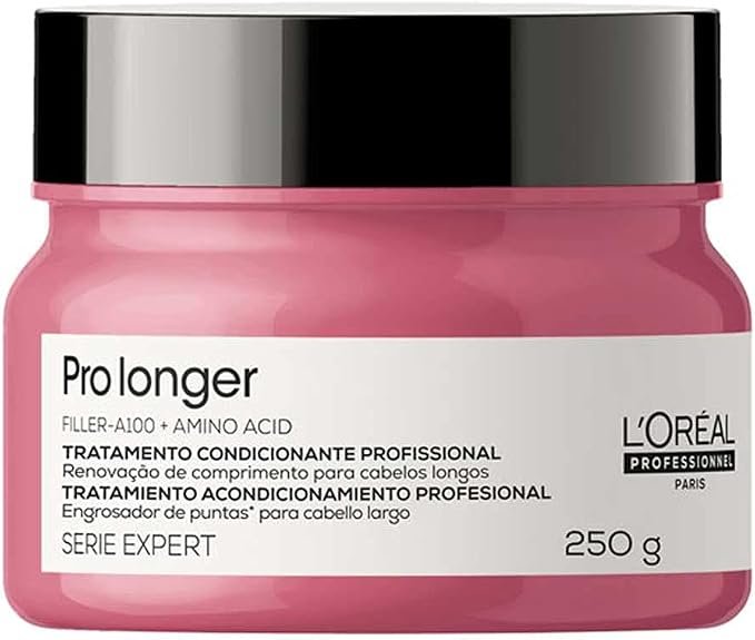 Máscara de Tratamento Capilar para Cabelos Finos e Afinados, Reduz Quebra e Pontas Duplas, Proporciona Brilho, Suavidade e Densidade aos Fios, 250g!!😎💕