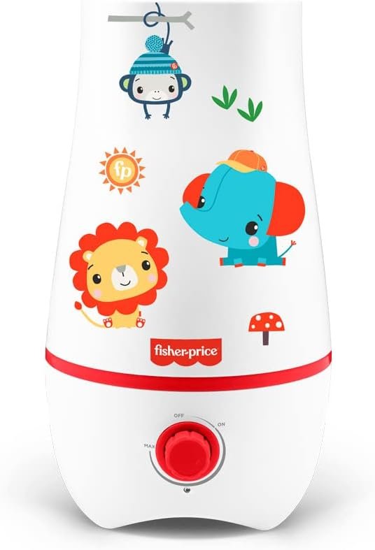 ✅Umidificador de Ar Ultrassônico 2,2L Bivolt Automático Fisher Price – HC055!!😎💕