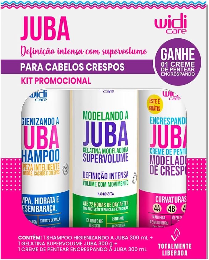 ✅Widi Care Kit Lavagem Encrespando 900ml!!😎💕
