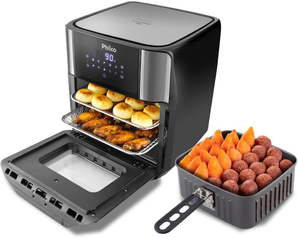 ✅Fritadeira Air Fryer Philco 12l Pt Pfr2200p 220v!!😎💕