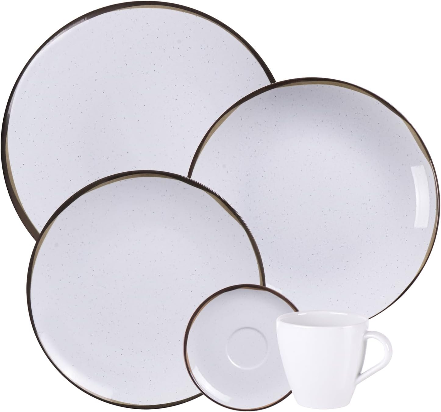 ✅Aparelho De Jantar Tramontina Canyon Em Porcelana Decorada 20 Peças!!😎💕