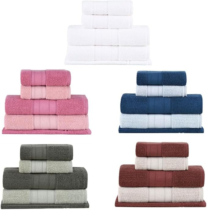✅Buddemeyer Jogo de Toalhas Melissa Extra Soft, Gigante, Azul/Azul Marinho, 5 peças!!😎💕