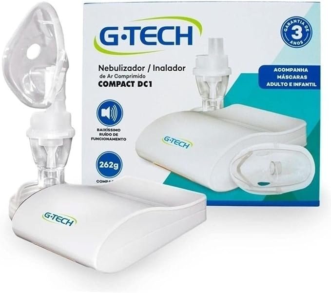 ✅G-Tech Nebulizador de Ar comprimido Compact DC1!!😎💕