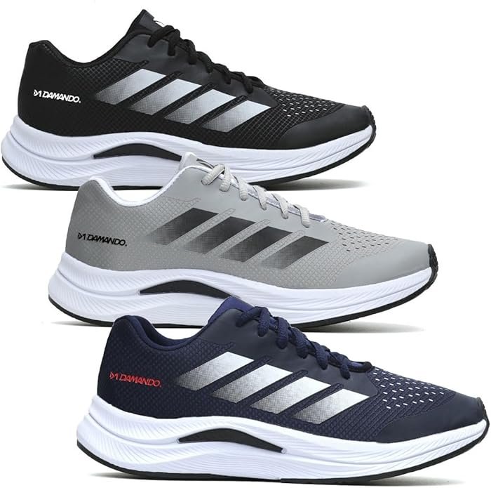 ✅Kit 3 Pares Tenis Masculino Esportivo Macio Confortavel Corrida Academia!!😎💕