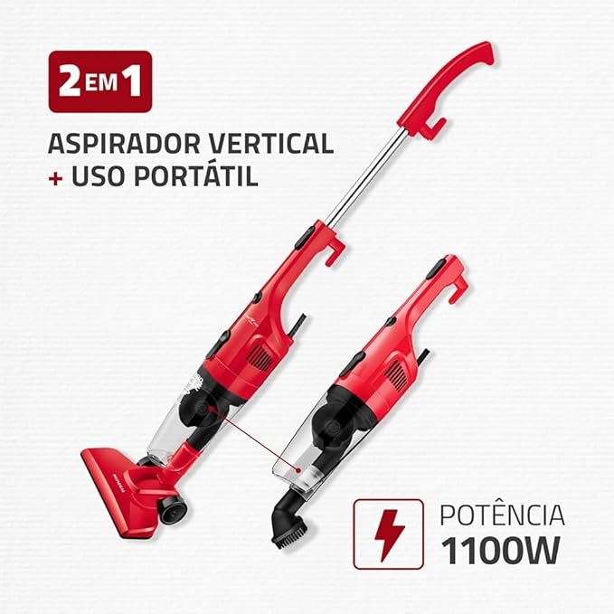 ✅Aspirador Pó Mondial Turbo Cycle 1100W 220V!!😎💕