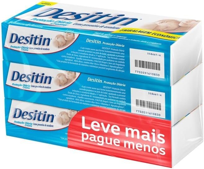 ✅Kit 3 Cremes Preventivos de Assaduras Desitin 113g cada!!😎💕