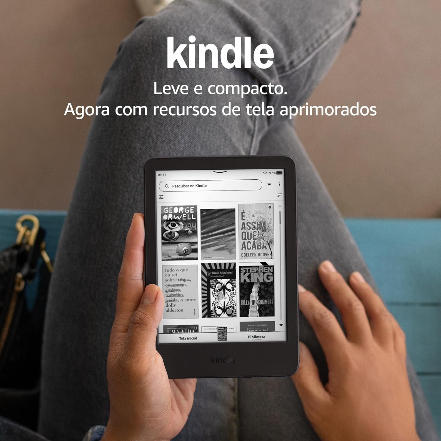 ✅Kindle 16 GB (Geração mais recente) – Leve e compacto!!😎💕